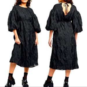 Kika Vargas x Target Floral Texture Scallop Back Midi Dress size 4X